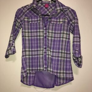 Purple Plaid shirt